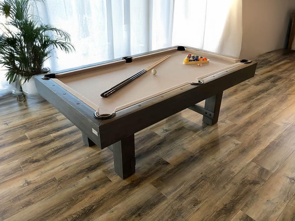 London Nights Handcrafted Distressed Wood 7′ Pool Table