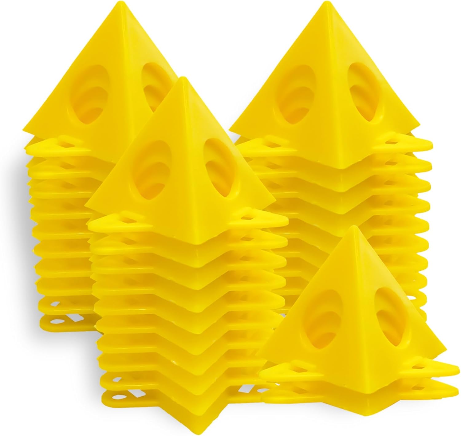 KATA Painters Painting Pyramid Stands: 36pcs Cabinet Doors Risers & Painting - Paint Triangle Stands Mini Cones Tripods for Canvas Support & Pouring - Art DIY Projects Household Essemtials
