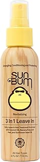 Sun Bum Revitalizing 3 in 1 Leave-In Conditioner Spray Detangler | Anti Frizz , Paraben and Gluten Free, Vegan, and Color Safe with UV Protection | 4 oz
