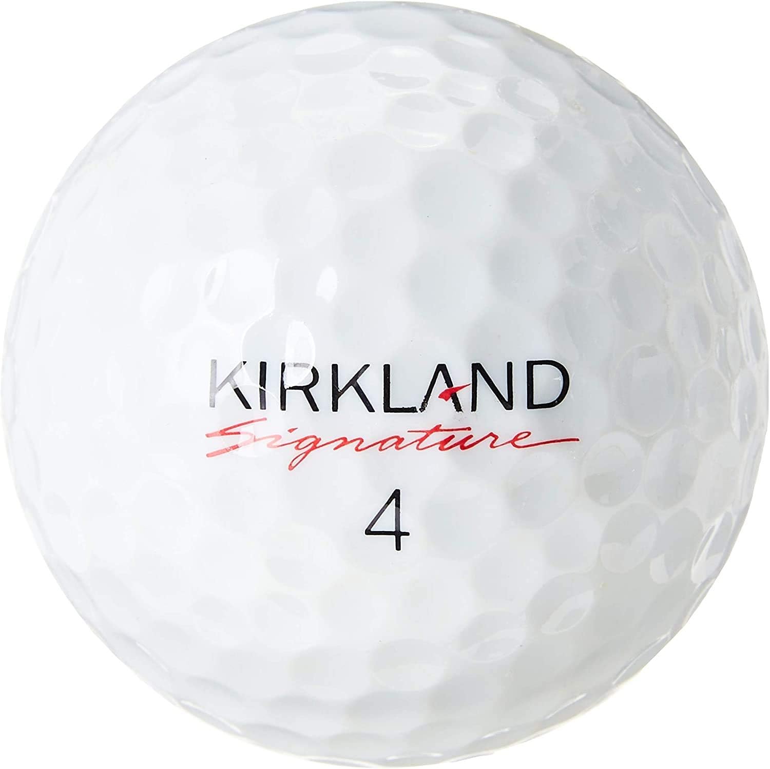 LostGolfBalls Kirkland Signature Golf Balls, Near Mint, AAAA Quality, 50 Pack, White