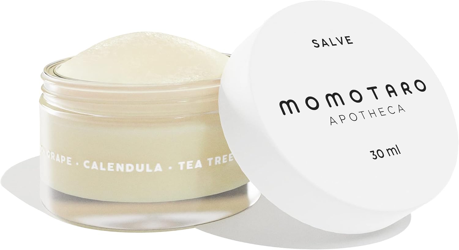 MOMOTARO APOTHECA Vaginal Moisturizer, Organic Vulva Salve - Intimate Soothing Balm, Vulvovaginal Dryness Odor, Itching, Burning, Redness, BV, Menopause Irritability - Hormone Free pH Balance - 1oz