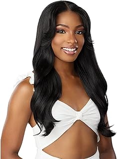 Sensationnel Dashly lace Front Wig - hand tied ear to ear soft lace synthetic with baby hair 5 Inch Deep Part - Dashly lace unit 27 (2 DARKBROWN)