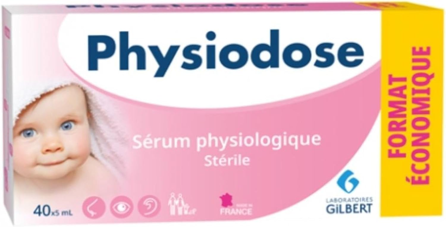 Laboratoires Gilbert Physiodose Sterile Physiological Serum 40 Single Doses