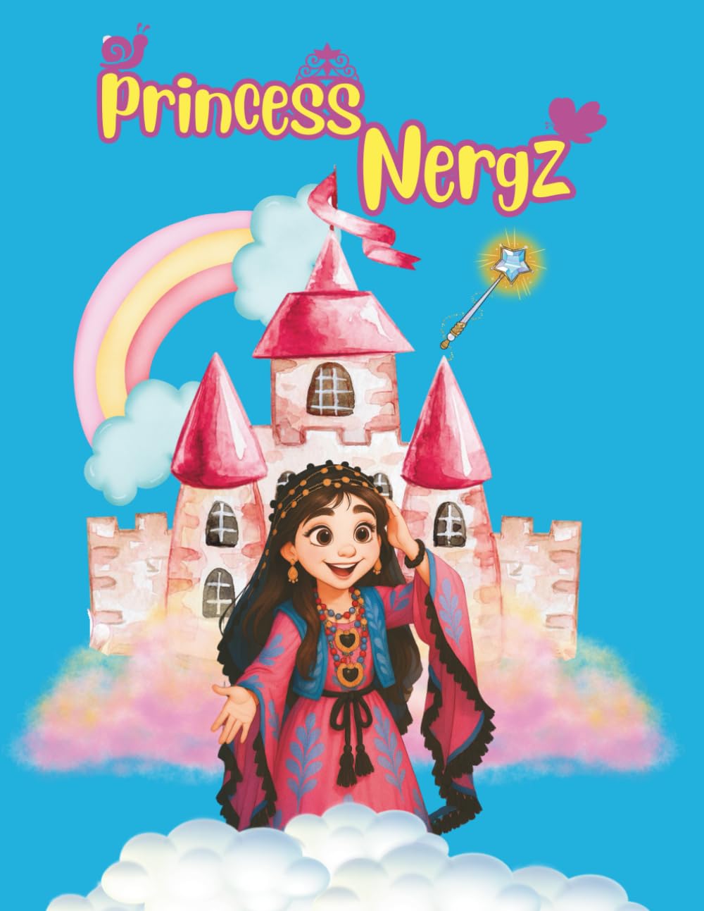 princess nergz: magical princess coloring book