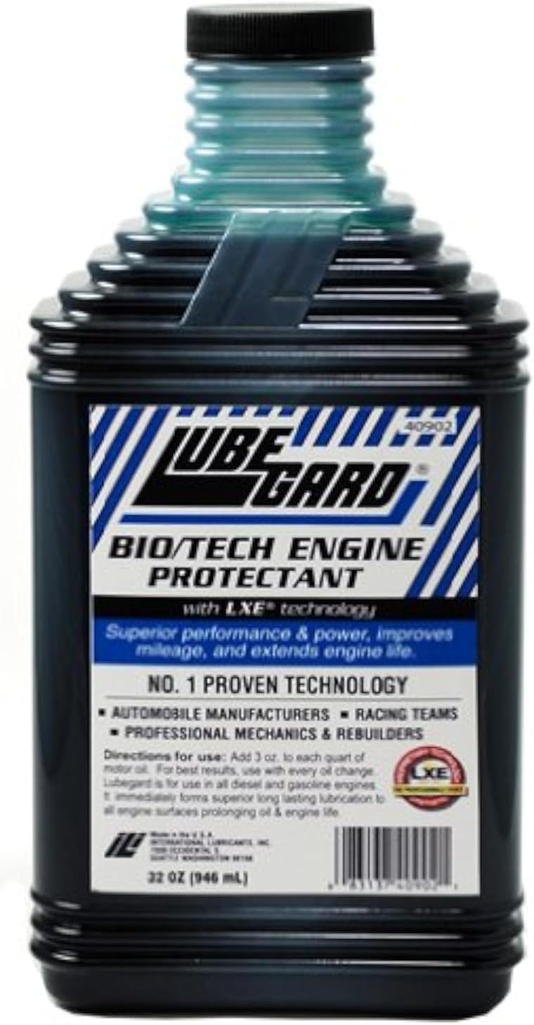 Lubegard 40902 Bio/Tech Engine Oil Protectant, 32 oz.
