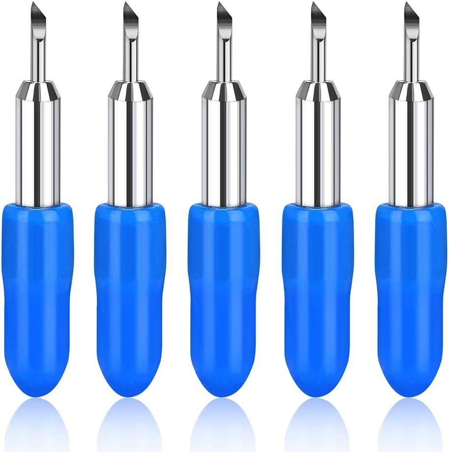 5pcs Replacement Cutting Blades for Joy Machine and Joy Xtra Smart Cutting Machine Blades, Cutting Blades,Cut Vinyl Fabric Carbide Standard Blades