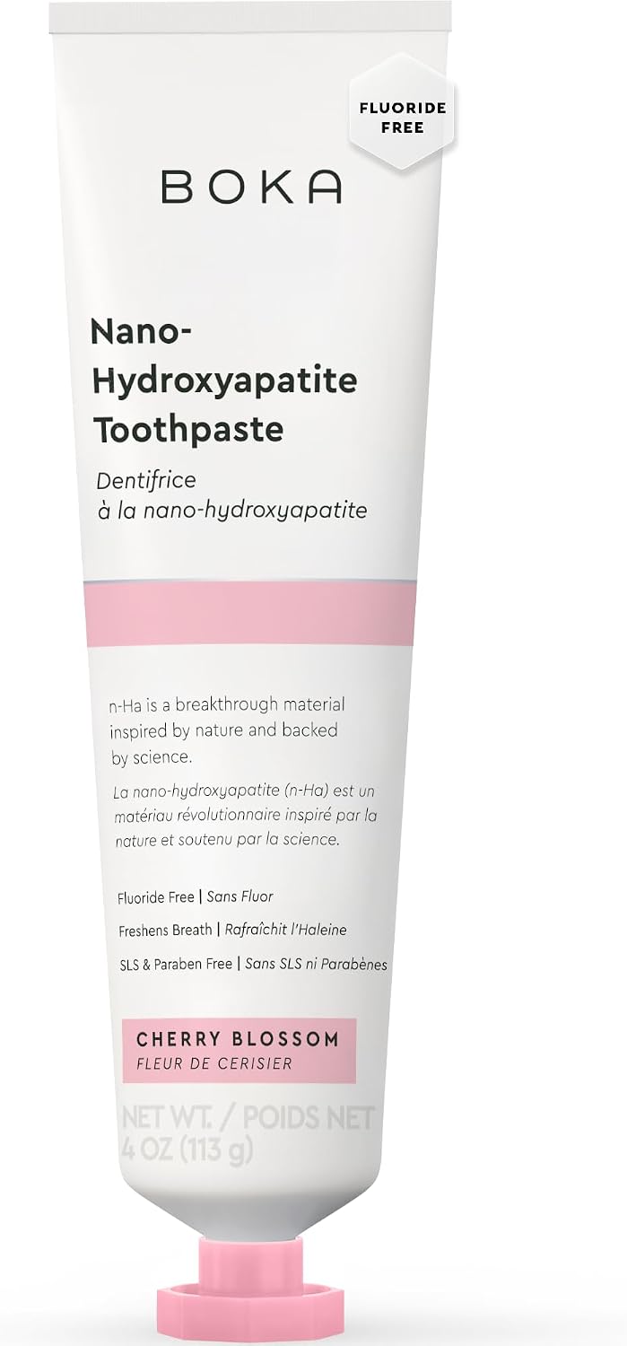 Boka Toothpaste - Nano Hydroxyapatite Toothpaste, Fluoride Free Toothpaste