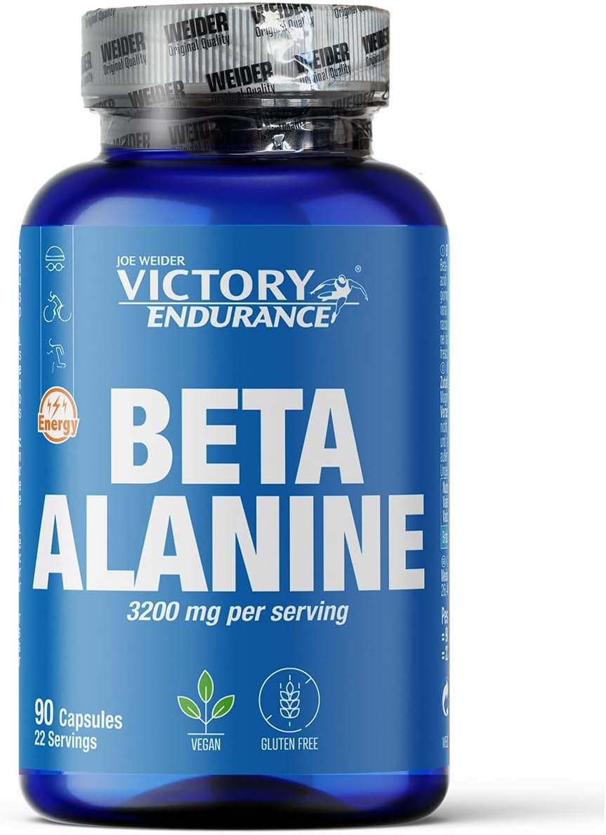 VICTORY ENDURANCE Beta Alanine (90 Caps); Increases Endurance, Improves Muscle Contraction and Delays Fatigue