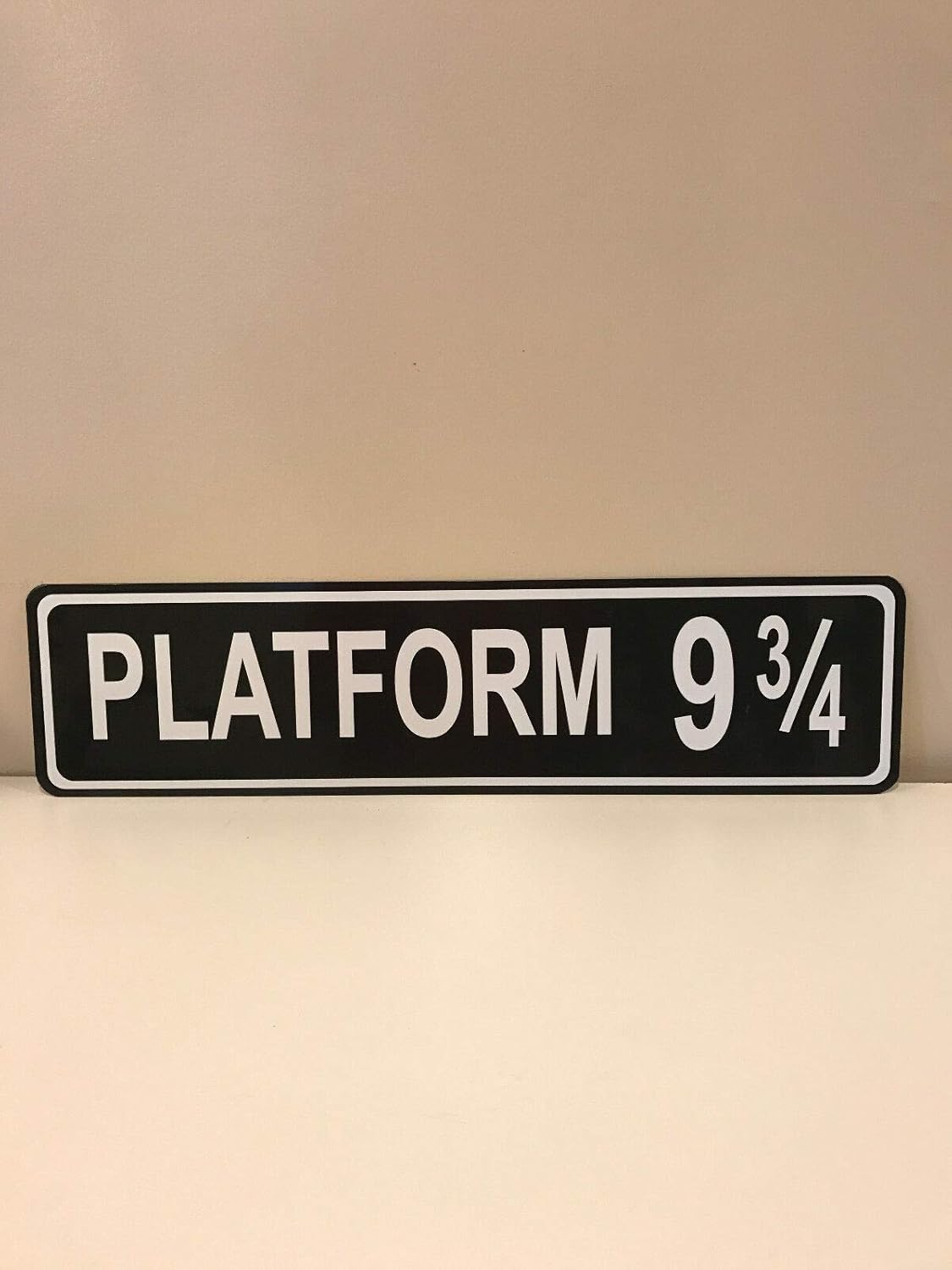PLATFORM 9 3/4 Street/Road Name Sign! Choice of Colors! New Home Decor Metal Sign street sign 10x40 cm
