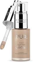 PUR Beauty 4-in-1 Love Your Selfie Foundation & Concealer - Longwear Full Coverage Liquid Makeup Foundation with Hydrating Blend for Refined-Looking, Natural Beauty Glow, Skin Texture & Tone