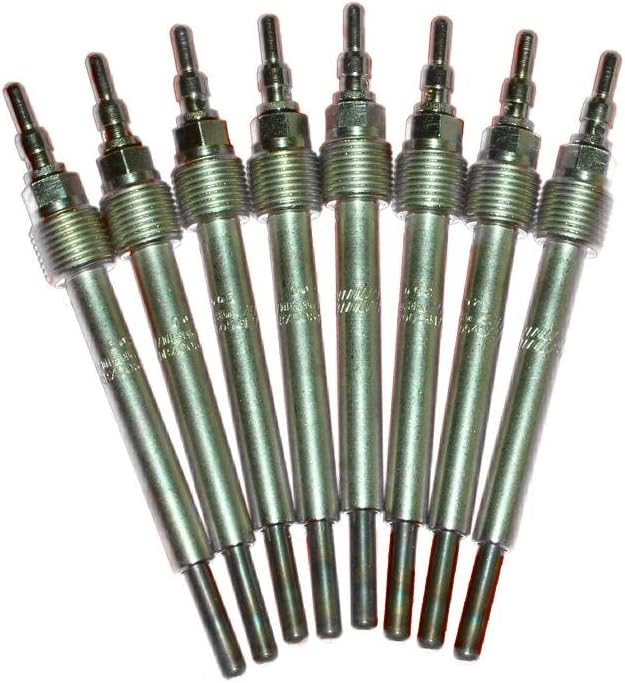 Glow Plugs Compadible with: Ford 6.4 6.4L Diesel Powerstroke (set of 8) F350 F250 & Excursion