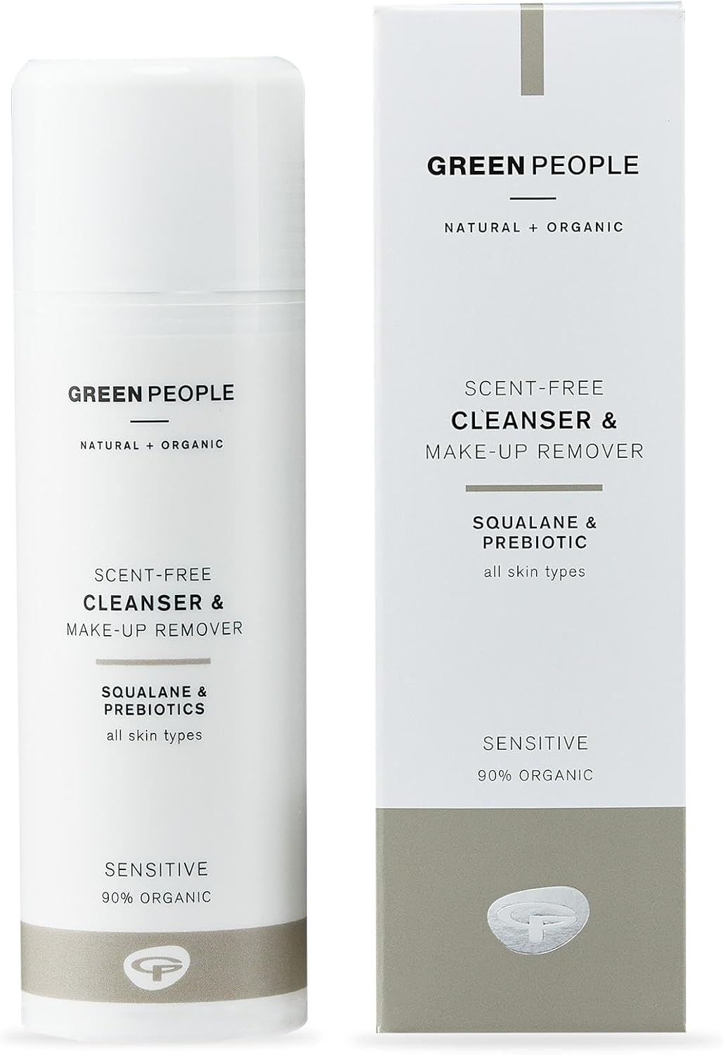 Green People Scent Free Cleanser - Suitable for Sensitive Skin - Paraben Free, Unscented - Organic, Cruelty Free & Vegan, 150ml
