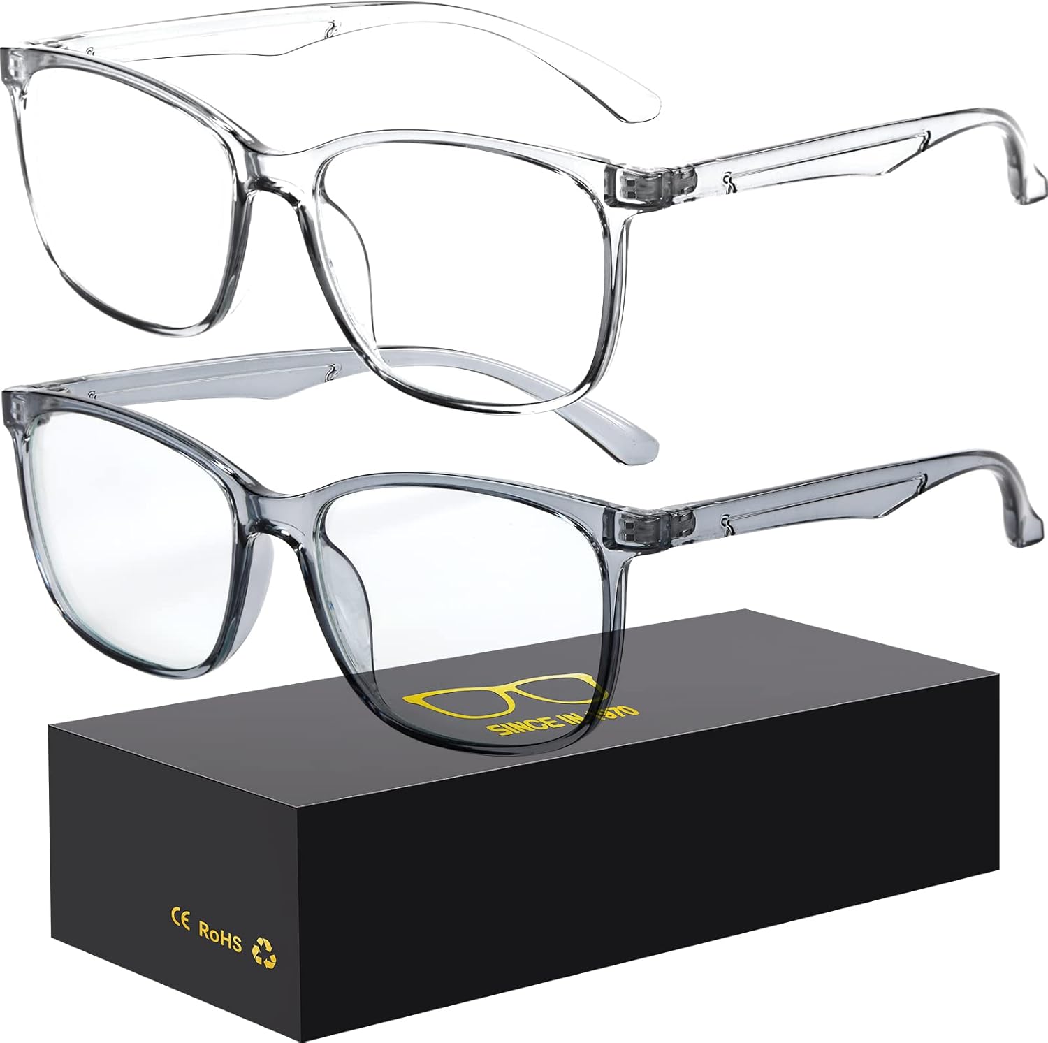 Blue-Light Blocking Glasses Computer Reading/Gaming/TV/Phones Glasses Fashion Anti Eyestrain UV Glasses for Women Men