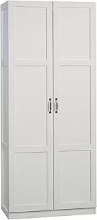 Sauder Select Storage Cabinet/ Pantry cabinets, White finish