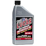 Lucas Oil 10700 High Performance SAE 20W-50 Motorcycle Oil - 1 Quart (Pack of 6)