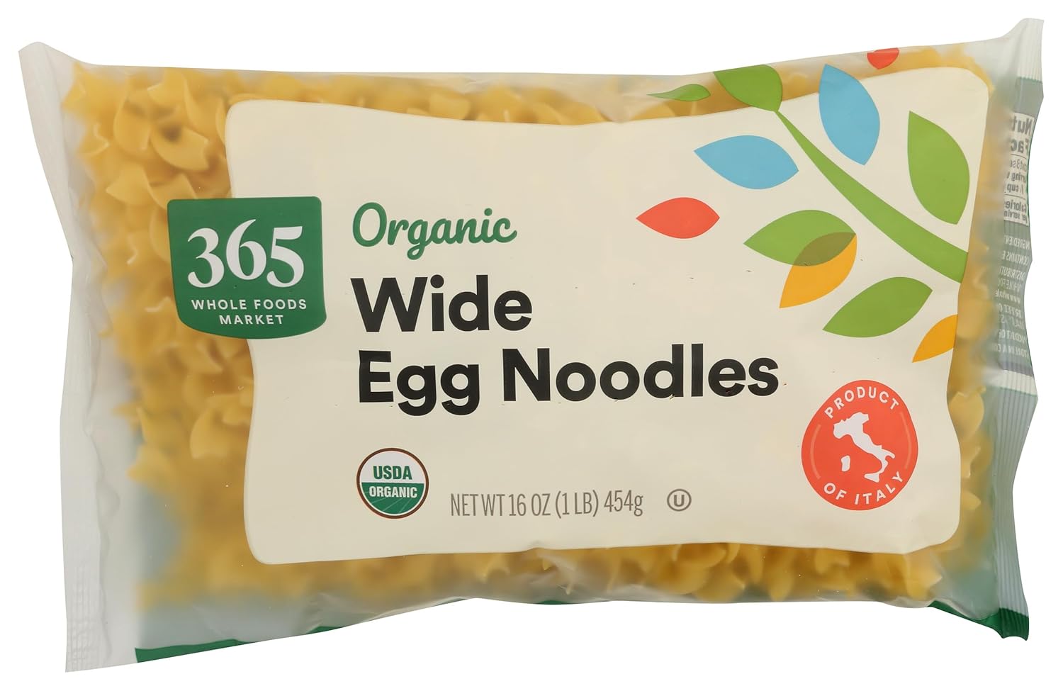 365 by Whole Foods Market, Organic Wide Egg Noodles, 16 OZ