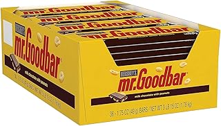 HERSHEY'S MR. GOODBAR Chocolate with Peanuts Candy Bars, 1.75 oz (36 Count)