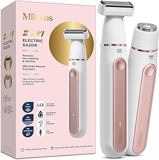 Electric Shaver for Women Pubic Hair - Bikini Trimmer for Women, Electric Razor for Women, Female Electric Razor for Legs, Face, Body, Best Bikini Trimmer Gift for Sensitive Skin (Pack of 1)