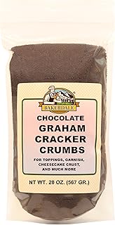 Bakerdale Chocolate Graham Cracker Crumbs, 20 ounce Resealable Pouch