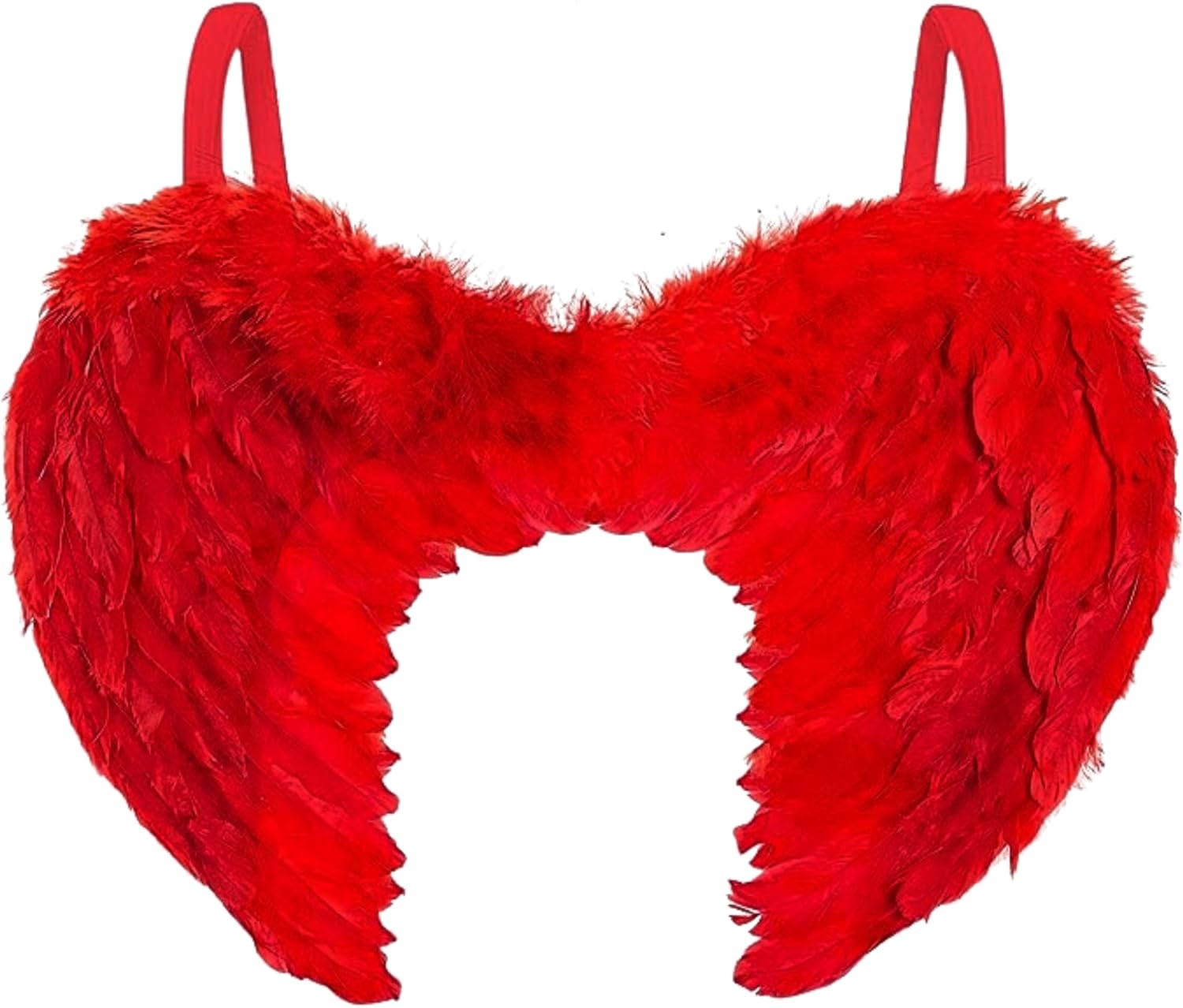 Red Wings Halloween - Red Devil Wings & Accessories - Ladies Fallen Angel Costume