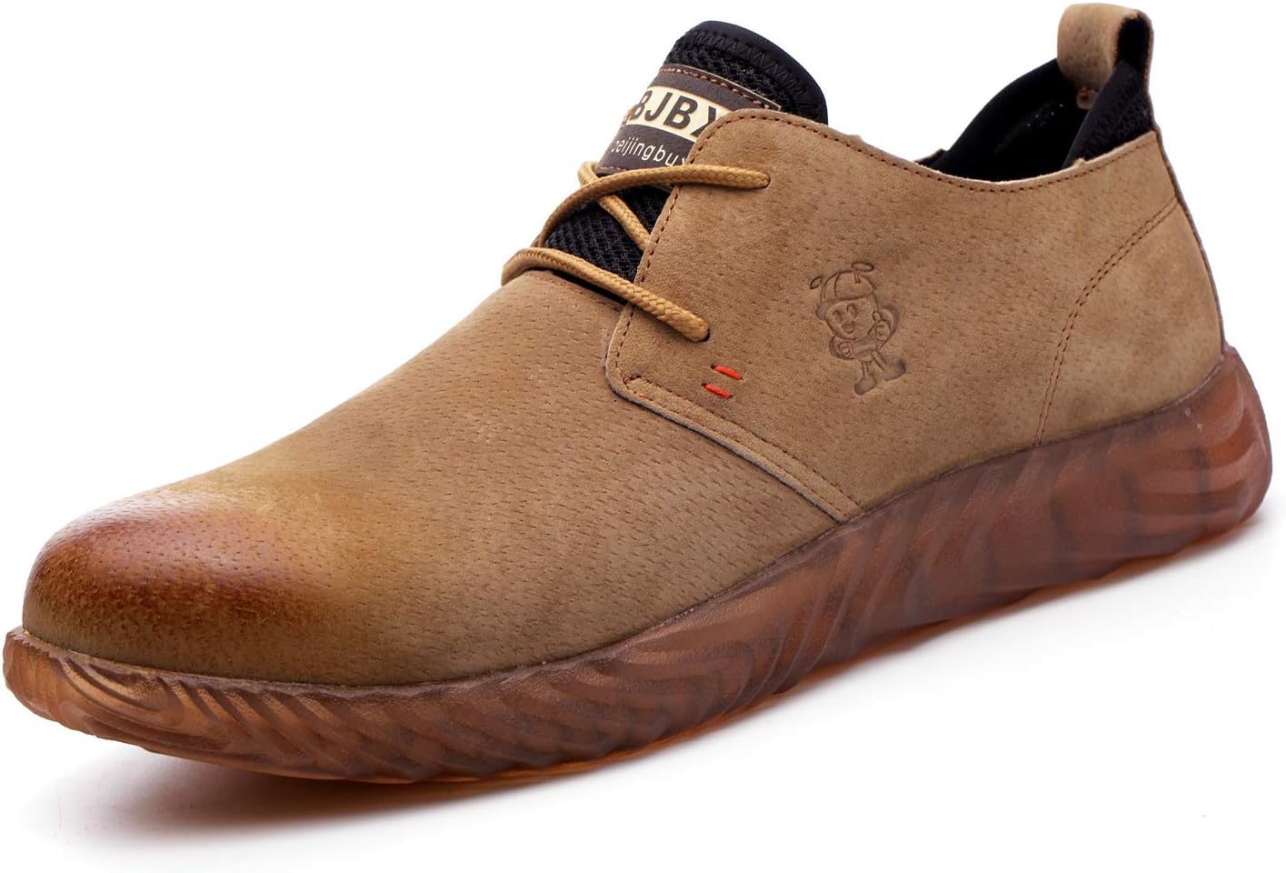 VOLKLAND Men Casual Leather Steel Toe Safety Shoe