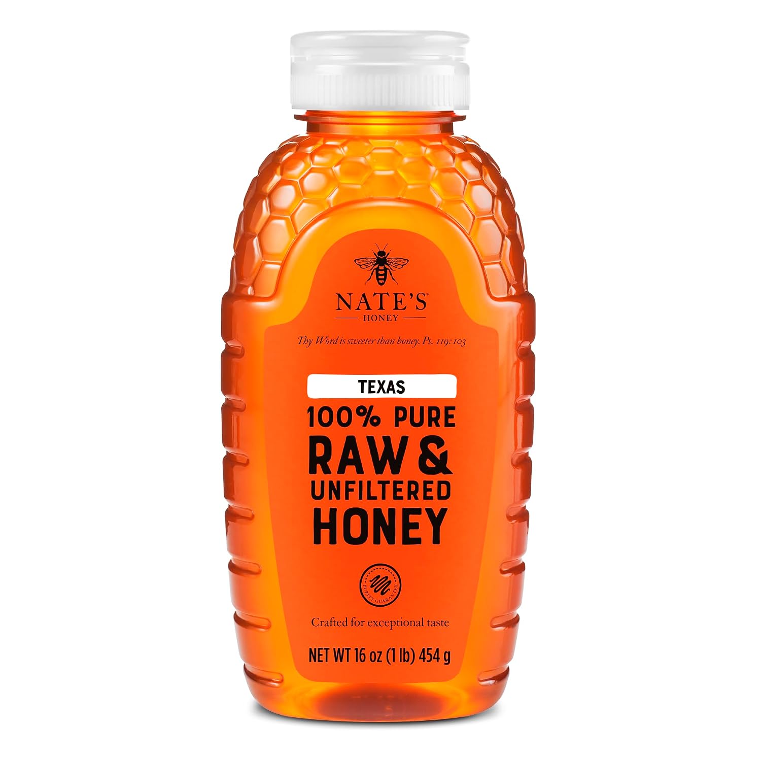 Nate's Texas Honey - 16 oz. Squeeze Bottle