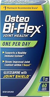 Osteo Bi-Flex One Per Day, Glucosamine Joint Health Supplement with Vitamin D, Coated Tablets, 60 Count