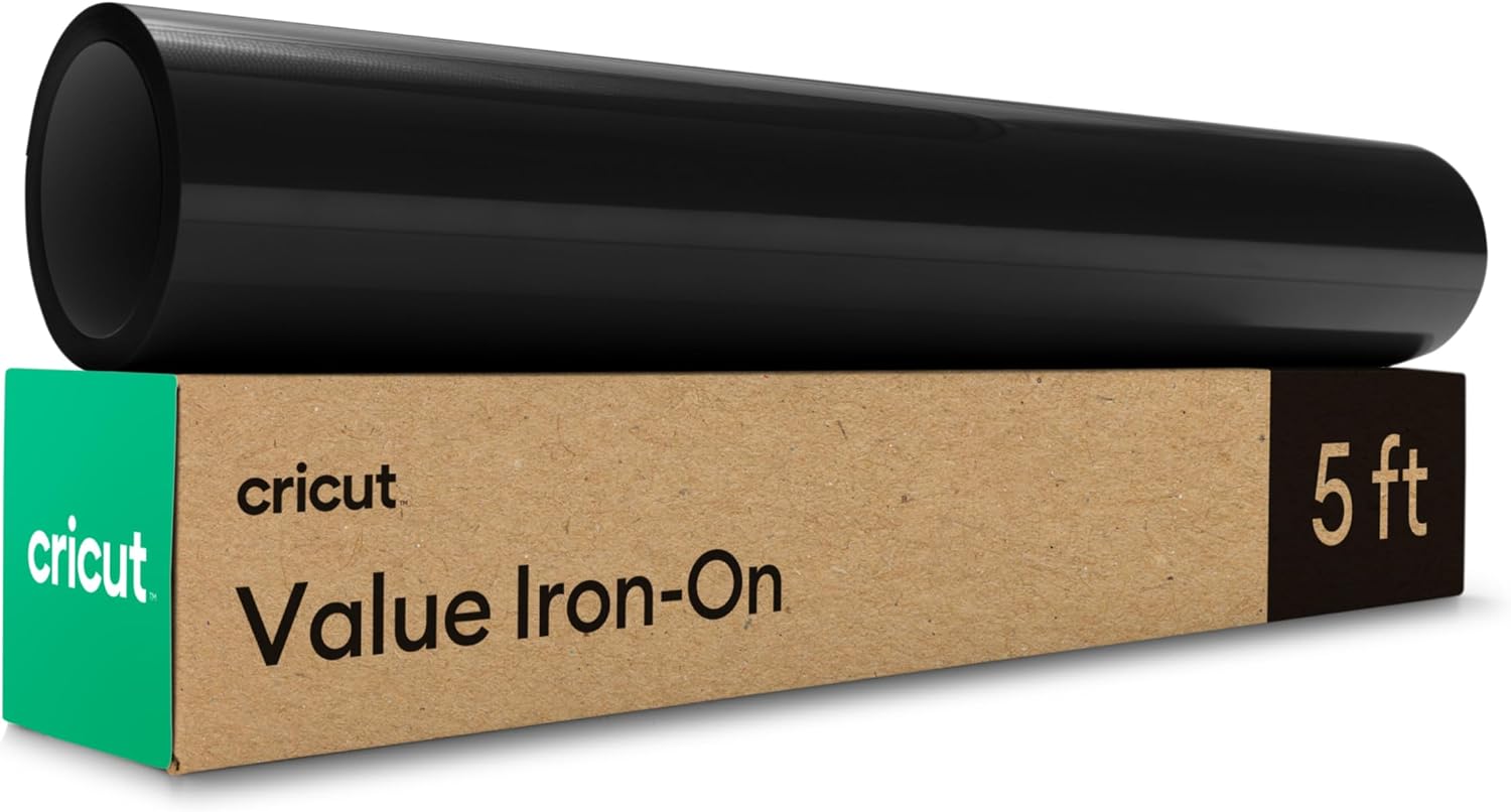 Cricut® Value Iron-On, Black (12 in x 5 ft)