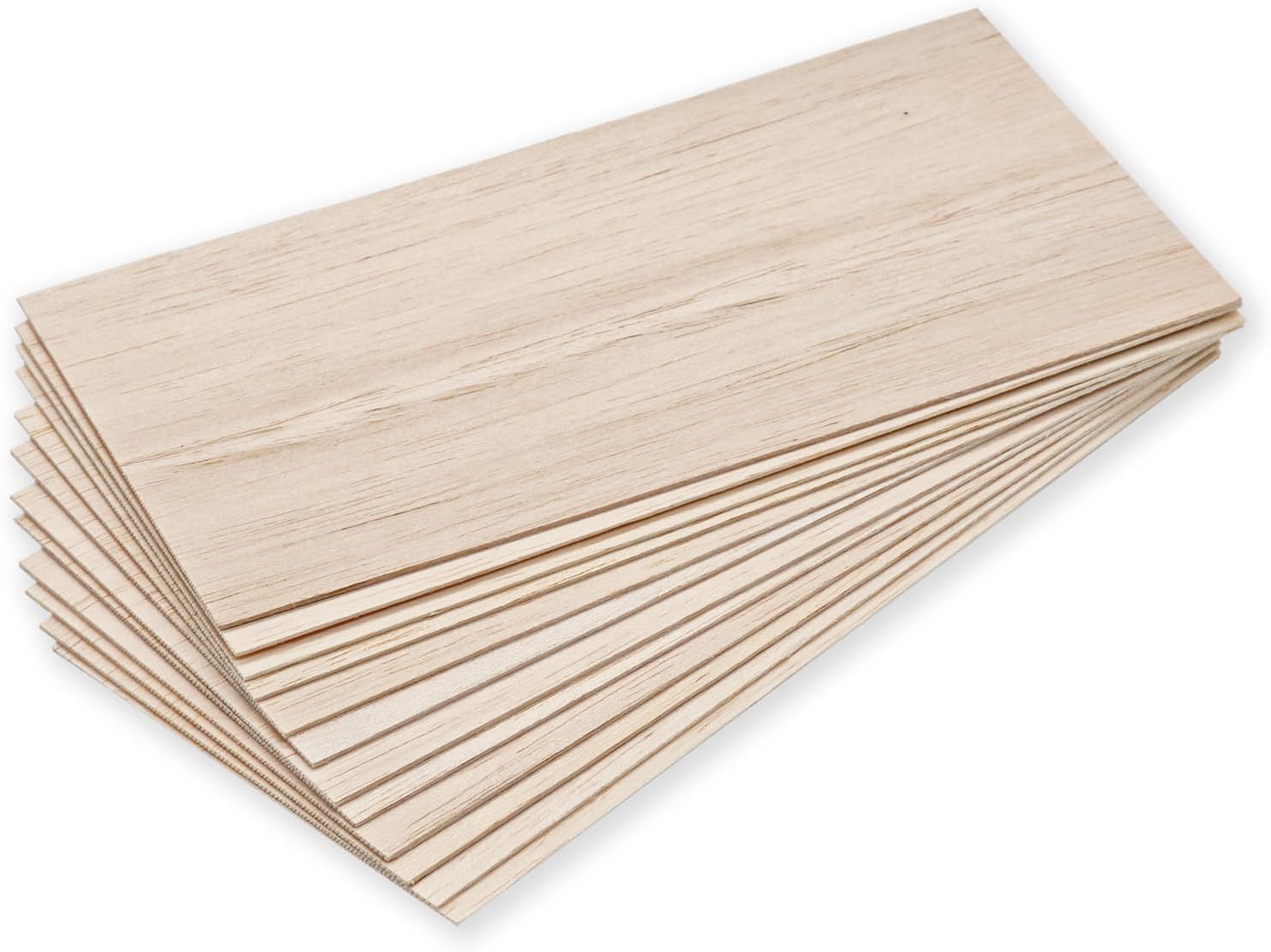 12 Pack Balsa Wood Sheets, 200x100x1mm Balsa Wood Thin, BalsaWood Board for Home Decoration, Arts, DIY Crafts Projects, Woodcraft Model, Painting and Engraving (200 * 100 * 1mm)