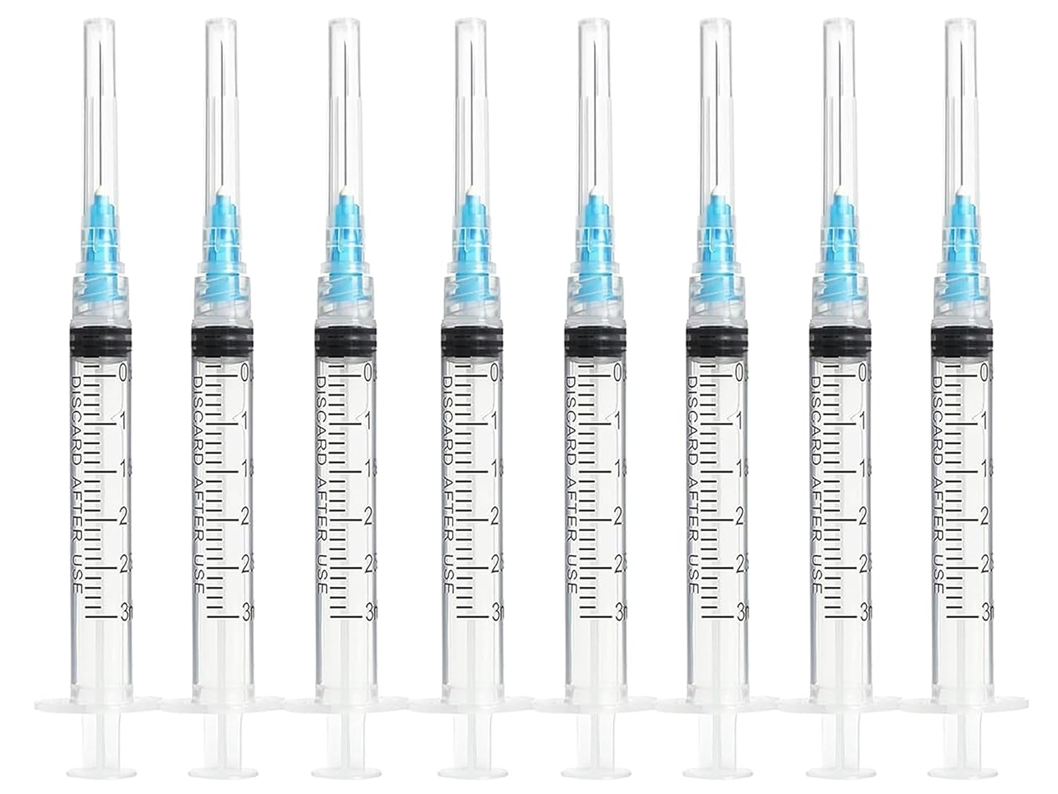3ml Luer Lock Syringes with 23G, 1.0-inch Needle - Individually Sealed for Safe and Efficient Use (25Pack-3ml 23Ga 1inch)