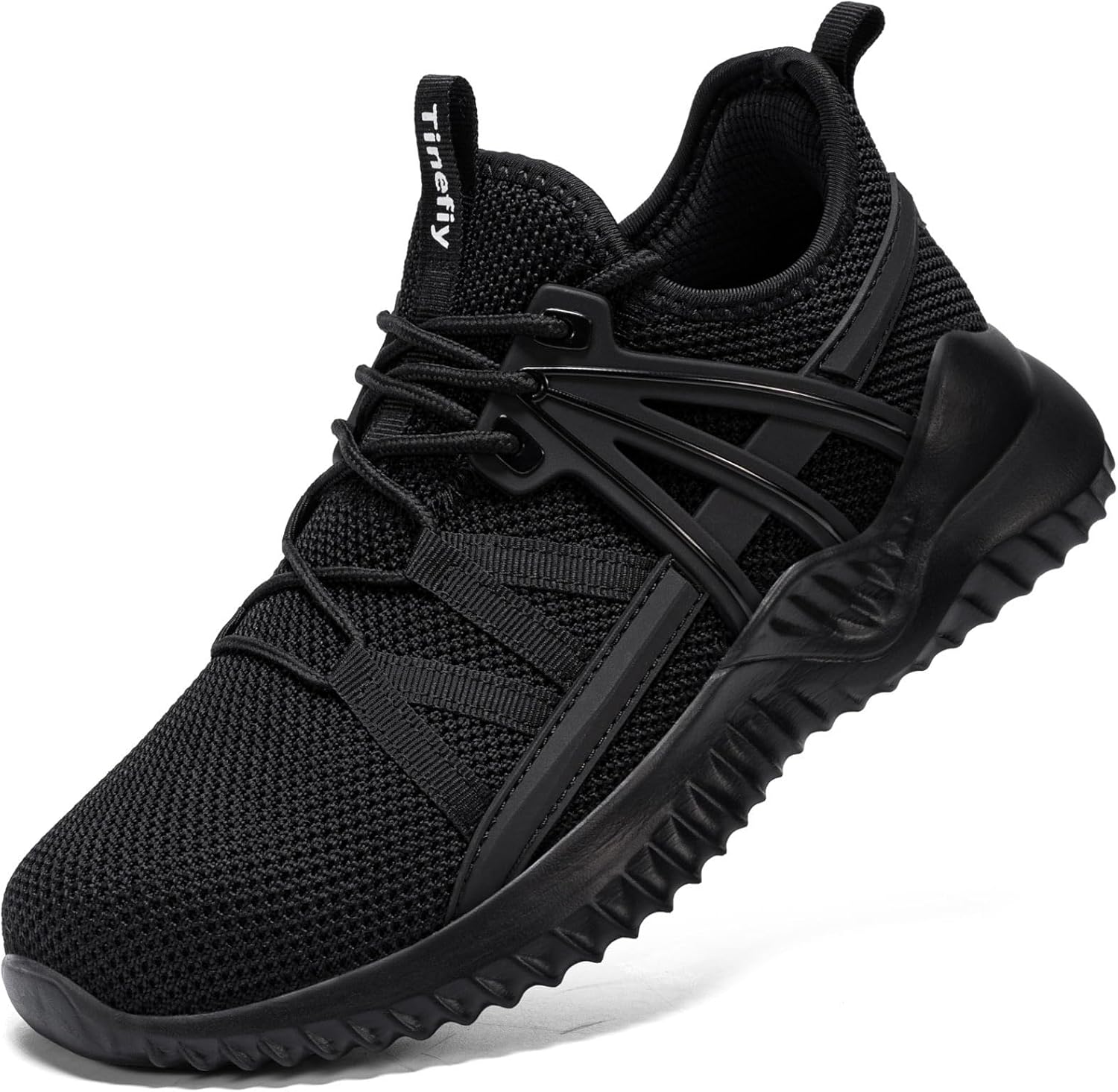 Tinefiy Steel Toe Shoes for Women Lightweight Comfortable Slip Resistant Safety Work Sneakers Composite Toe Indestructible Shoe