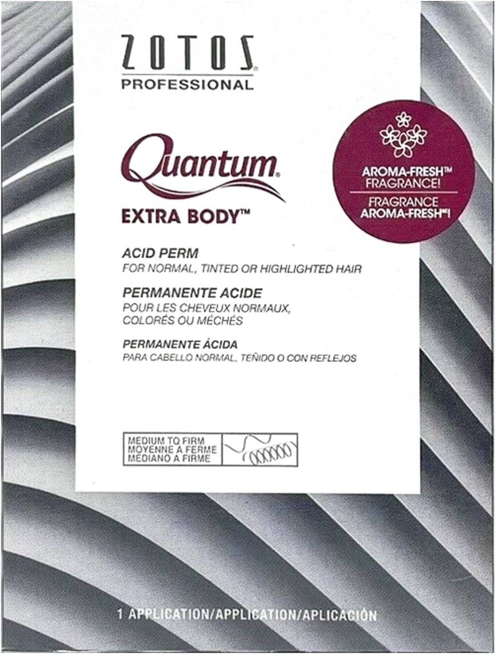 Zotos Quantum Extra Body Acid Permanent for Unisex 1 Application Treatment