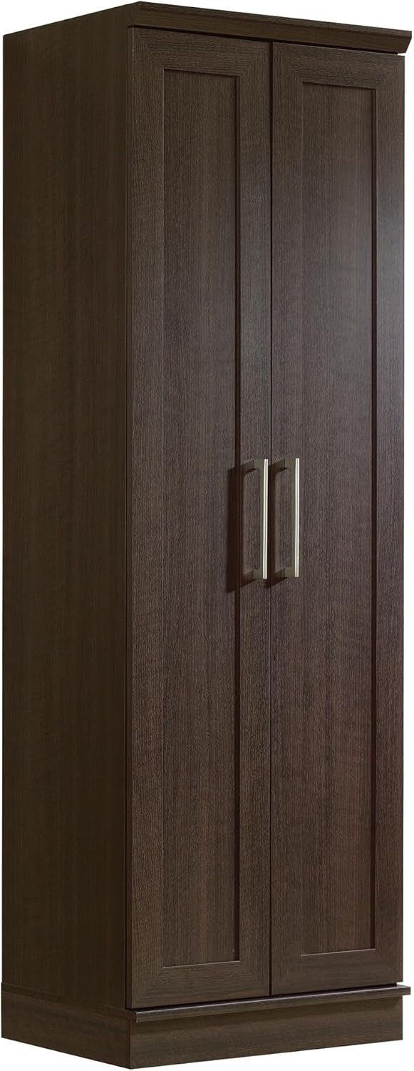 Sauder HomePlus Storage Pantry cabinets, L: 23.31" x W: 17.01" x H: 71.18", Dakota Oak