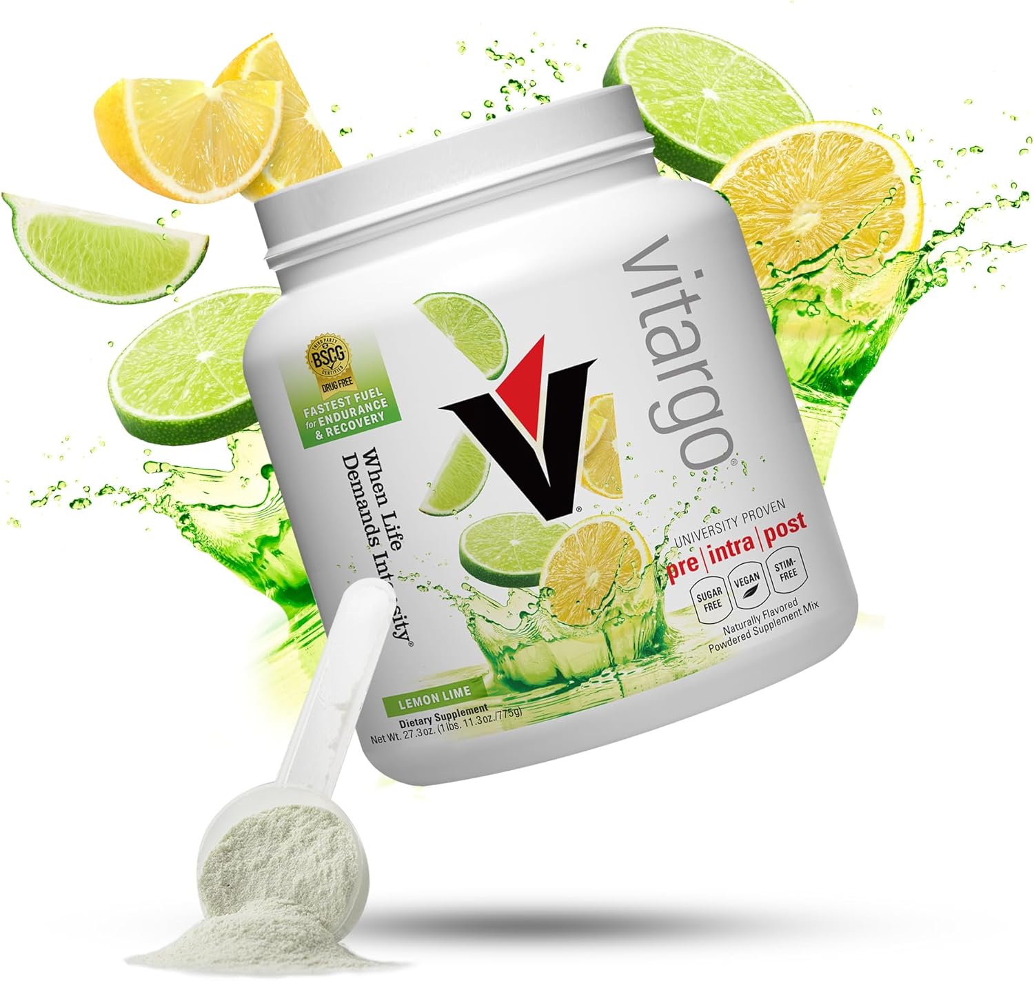 Vitargo Carbohydrate Powder | Feed Muscle Glycogen 2X Faster | 1 LB Lemon & Lime Pre Workout & Post Workout Recovery Powder| Carb Supplement for Recovery, Endurance, Gain Muscle Mass