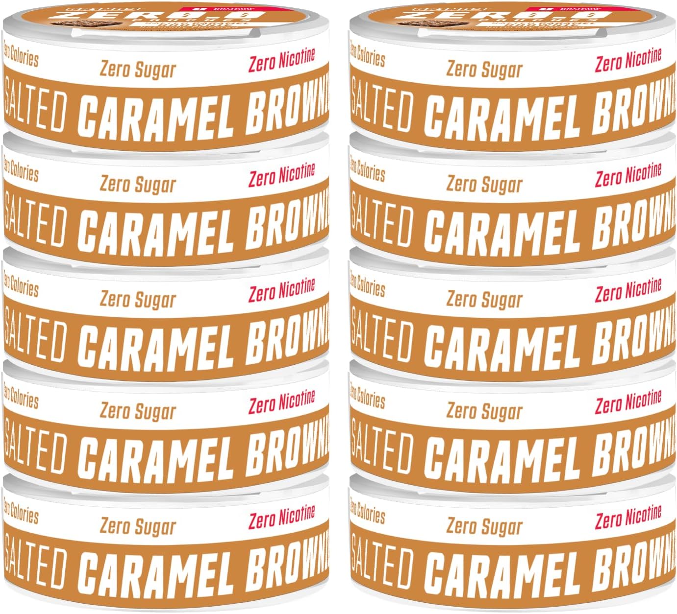 GRINDS ZERØ.Ø Salted Caramel Brownie Pouches