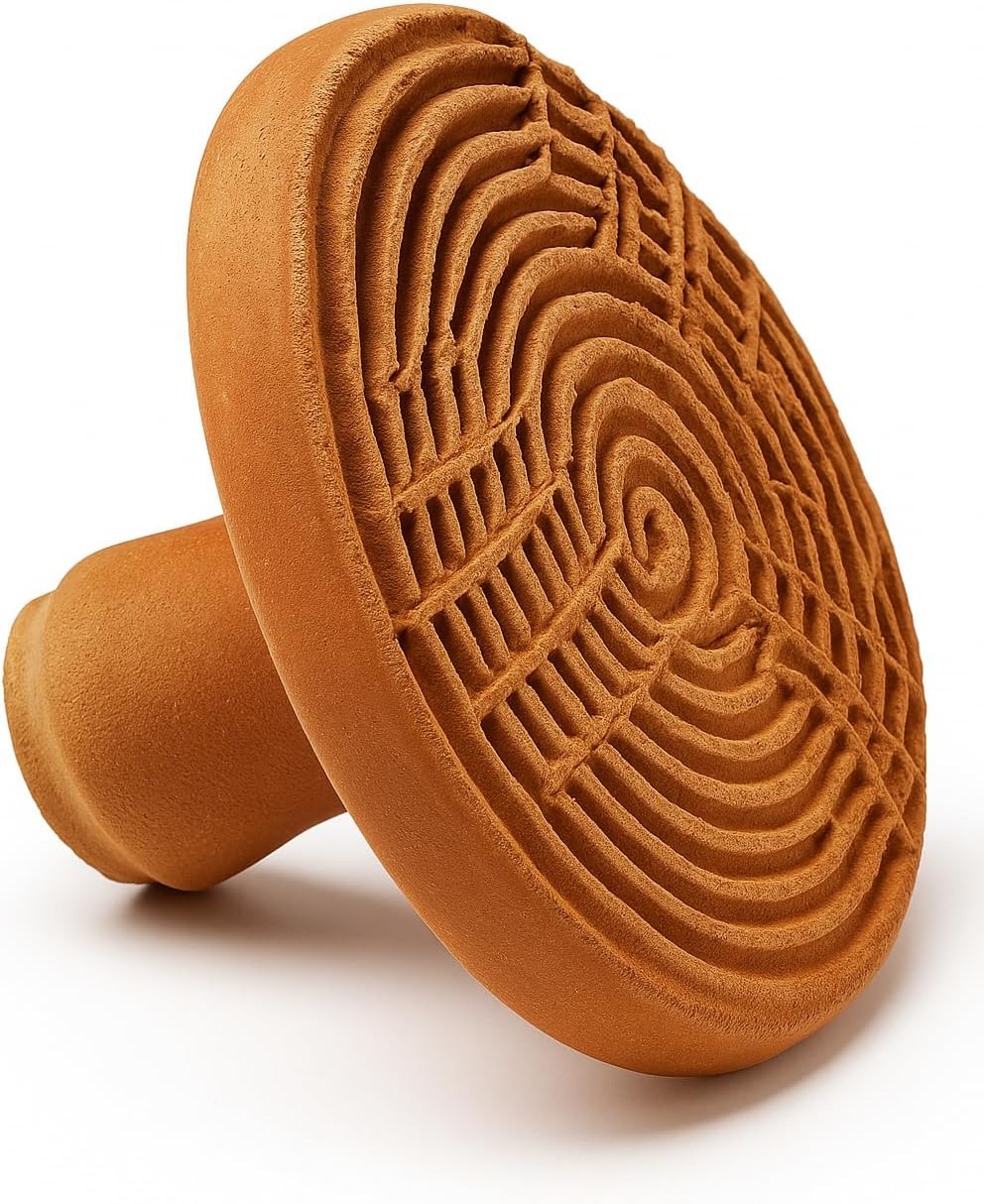 Feriha Natural Moroccan Pumice Stone – Handcrafted Terracotta Foot Scrubber for Exfoliation