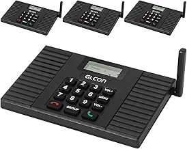 Intercoms Wireless for Home - Full Duplex Wireless Intercom System - Hands Free 1.1 Mile Range Two-Way Communication System - Expandable Intercom System for Business, House, Office - 4 Pack