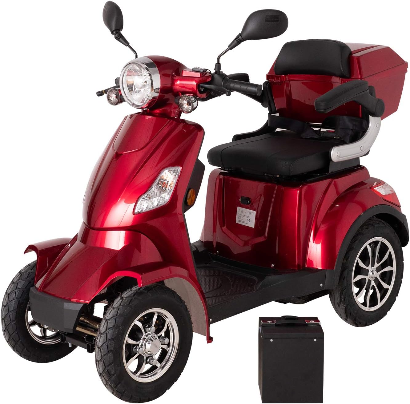 Fastest Electric Mobility Scooter 1000W Removable Lithium Battery by Green Power