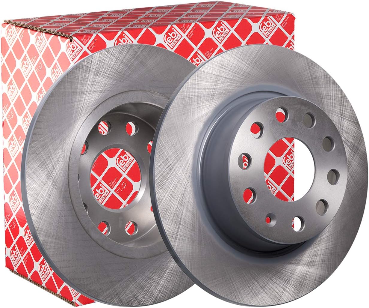 febi bilstein 36128 Brake Disc Set (2 Brake Disc) rear, full, No. of Holes 5