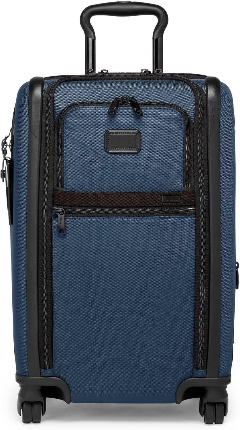 TUMI - Alpha Dual Access Expandable Carry-On Luggage - Zipper Expansion - Durable Ballistic Nylon Lightweight Suitcase -TSA Lock Tracer