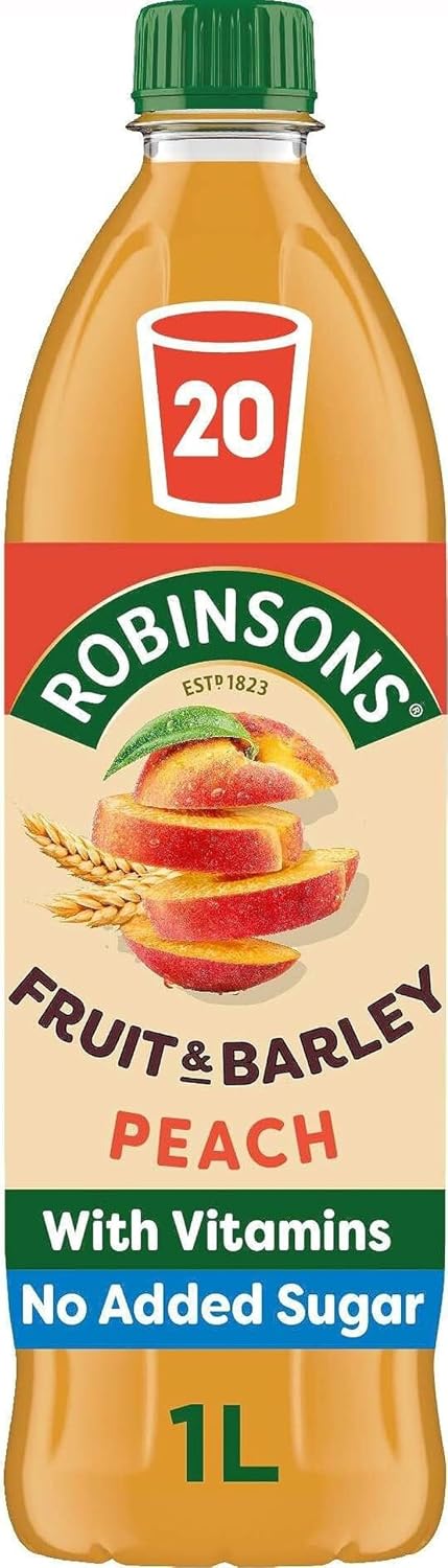 Robinsons Fruit & Barley Peach Squash, 1L