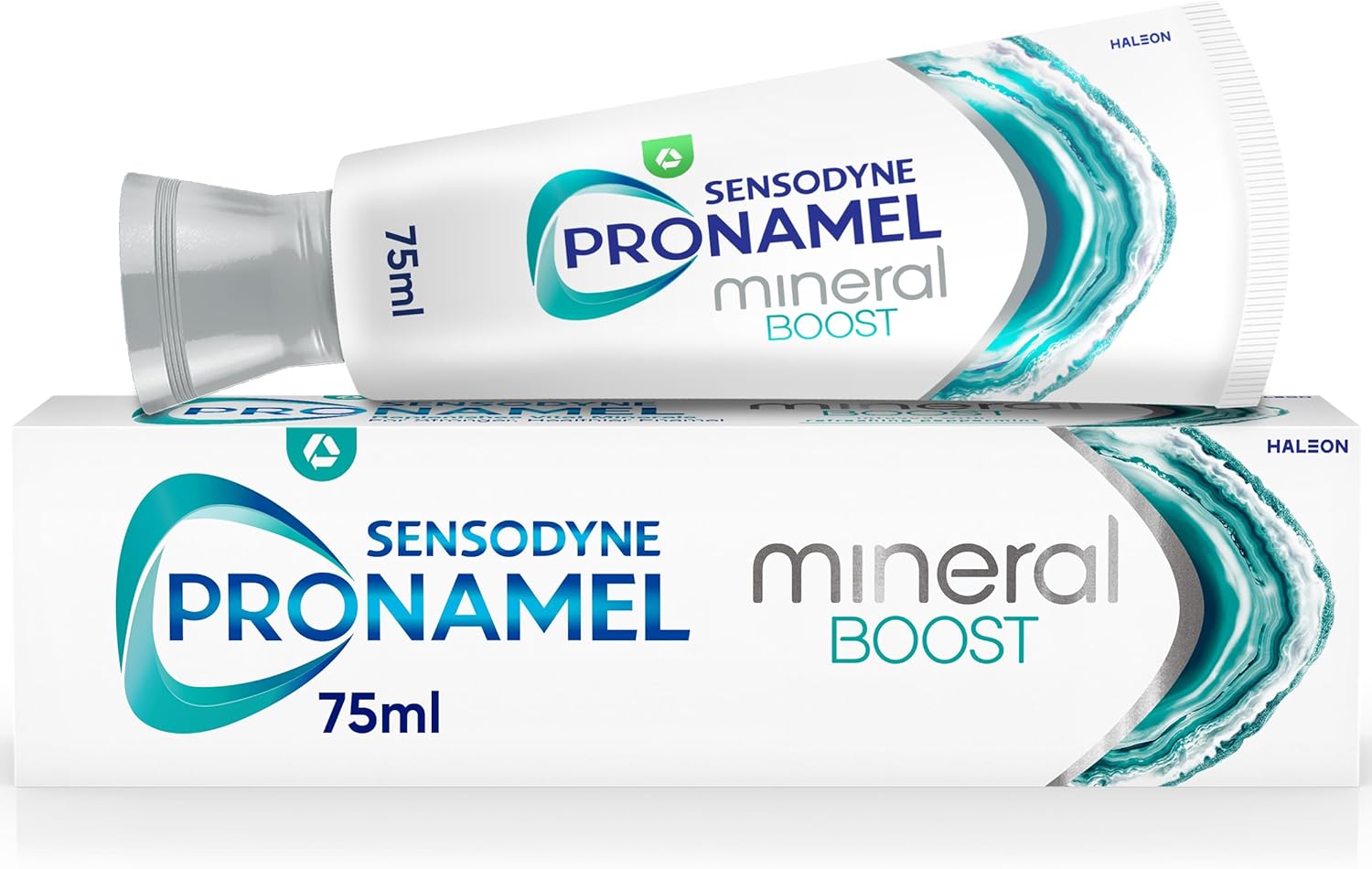 Sensodyne Pronamel Toothpaste Mineral Boost, Fluoride Toothpaste for Acid Weakened Enamel Repair, Peppermint Flavour, 75ml