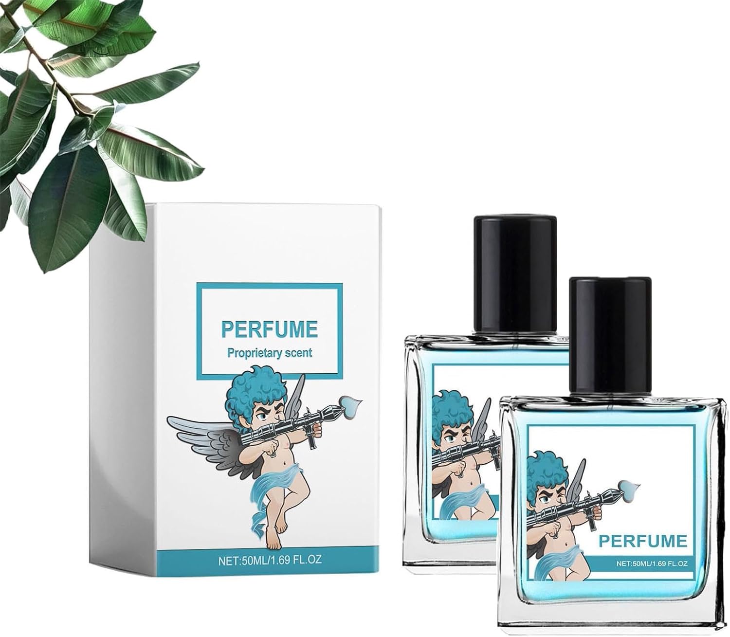 Cupid Hypnosis Cologne for Men, Cupids Cologne for Men, Cologne Perfume Cupid Fragrances, Long-Lasting Romantic Charm Perfume (2 Pieces)