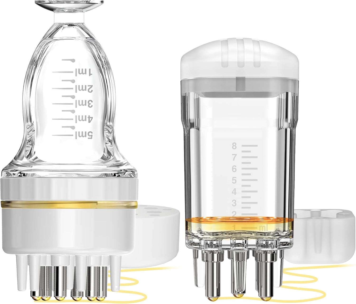 HT-YXXPro Minoxidil Applicator,Quick One-Minute Application Directly to Scalp,No-Mess Minoxidil Applicator Comb, Minoxidil Applicator Tool, Portable Scalp Applicator Tool Massager Comb Bottle