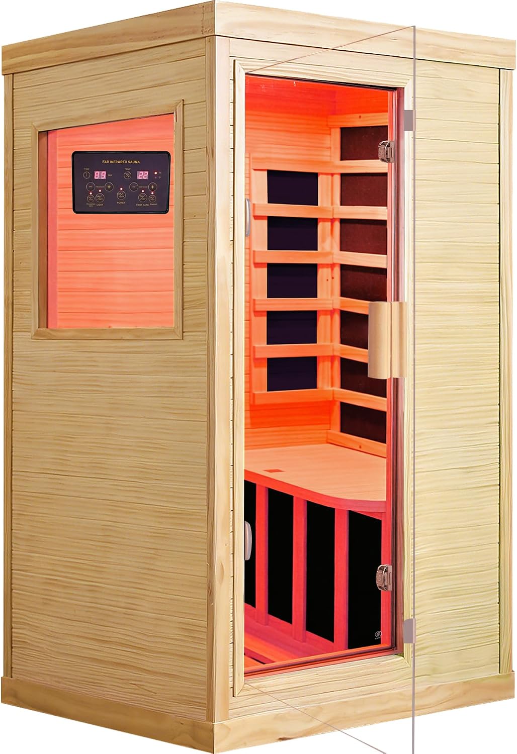 OUTEXER Infrared Sauna Home Sauna Spa Room Chilean Pine Wood 1200W 120v