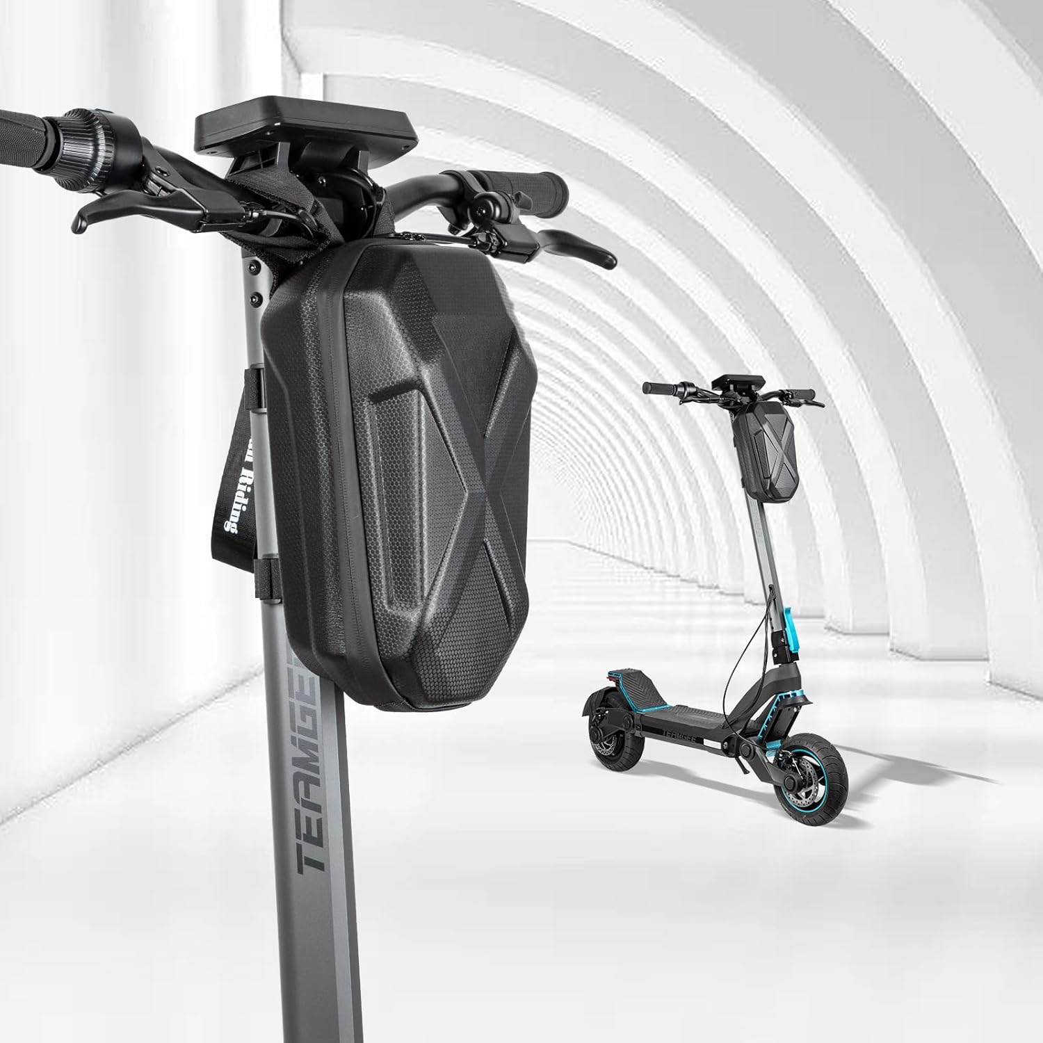 Kugookirin Electric Scooters Storage Bag, Universal Scooter Bag, EVA Scooter Front Bag, Waterproof Scooter Handlebar Bag, Compatible with Multiple Models(3L)