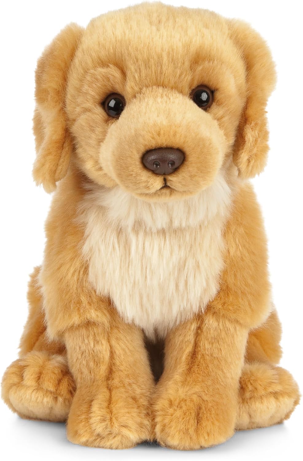 Living Nature Golden Retriever Soft Toy | Fluffy Dog Animal | Soft Toy Gift for Kids | 20 cm