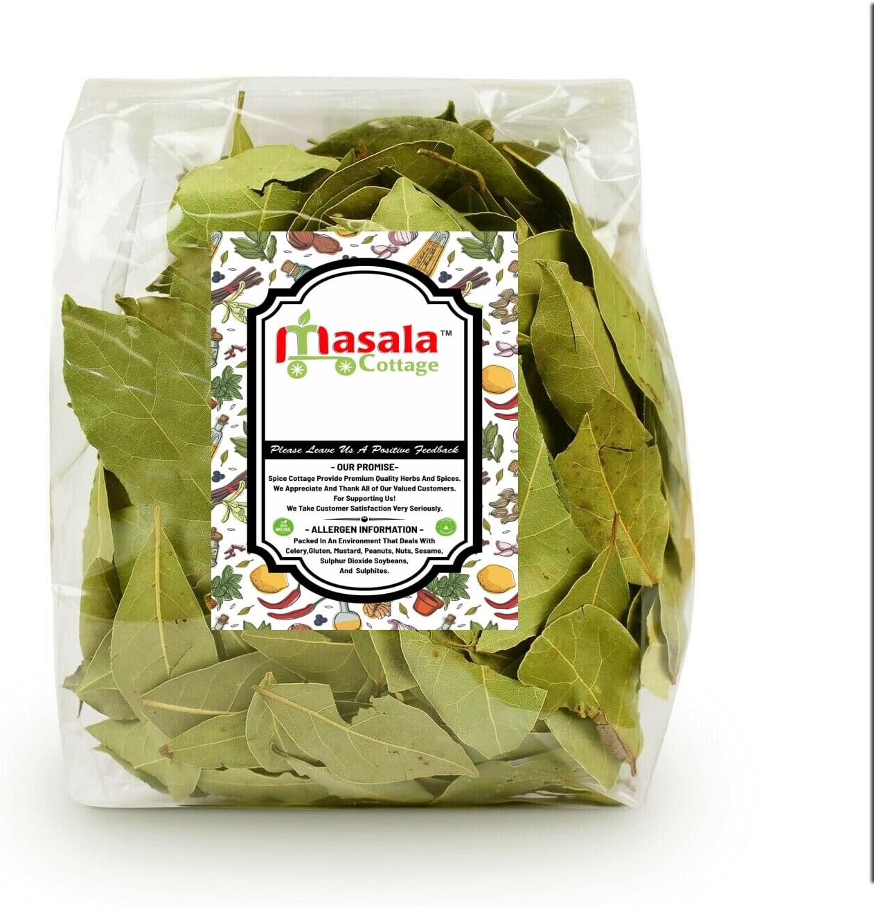 Dried Bay Leaves, Premium Quality By Masala Cottage 10g-1900g (25, Grams)