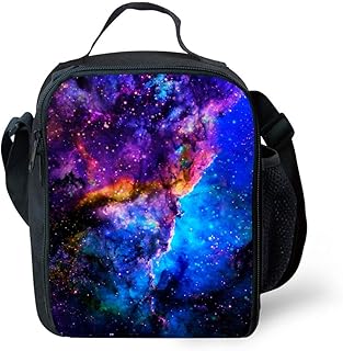 Galaxy Lunch Bag Insulated Lunch Box Cooler Bag (Starry sky 1)