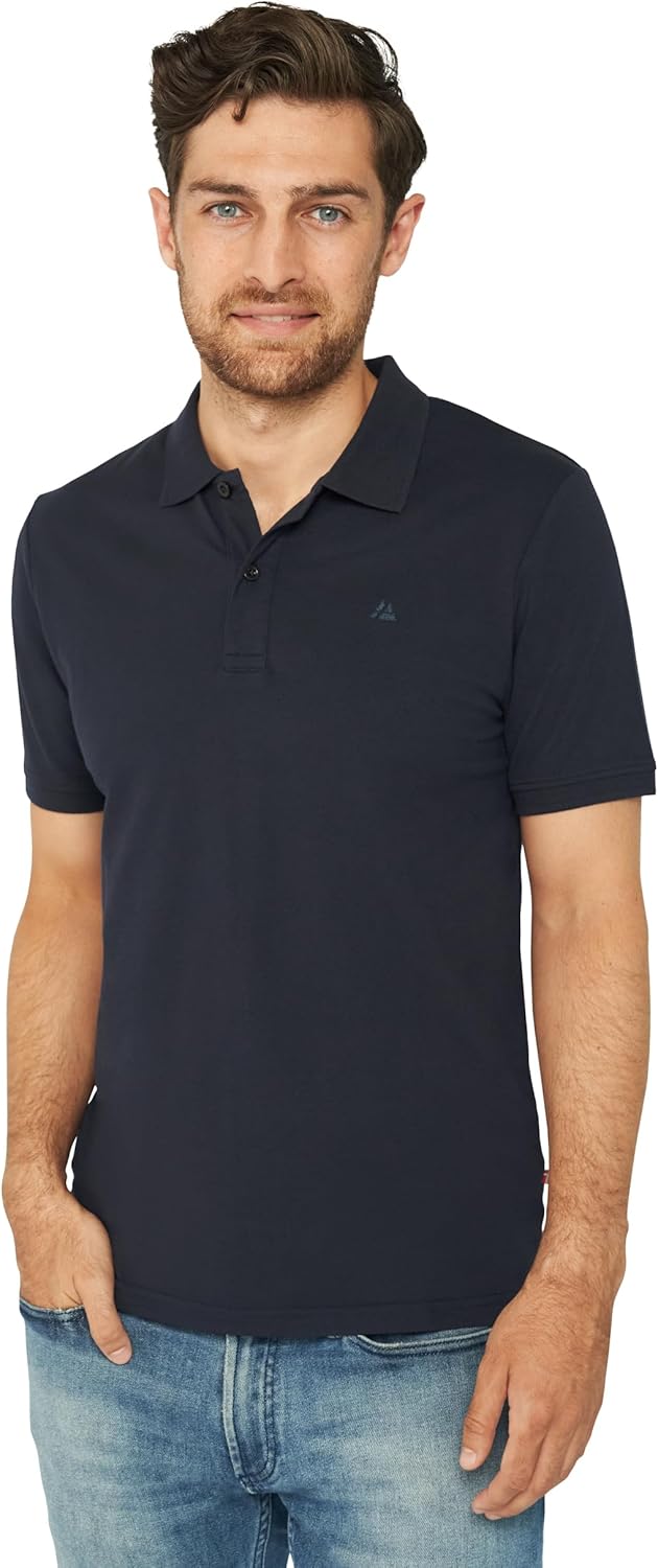 DANISH ENDURANCE Polo Shirts for Men Adult, Organic Cotton Polo Shirt, Soft, Comfortable, with Short Sleeve, 1 or 2 Pack